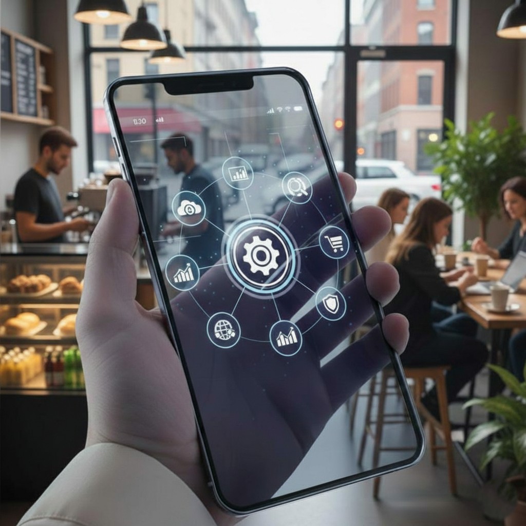 Cliente y vendedor en un negocio usando SZoluciones